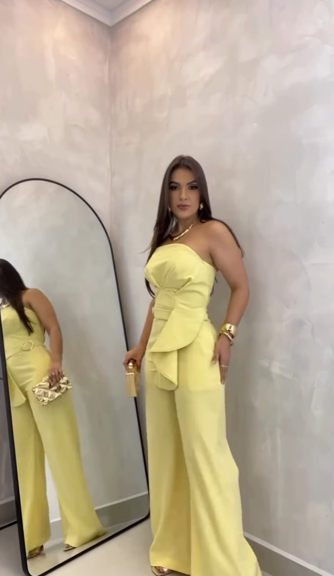 Macacão Pantalona Giselle